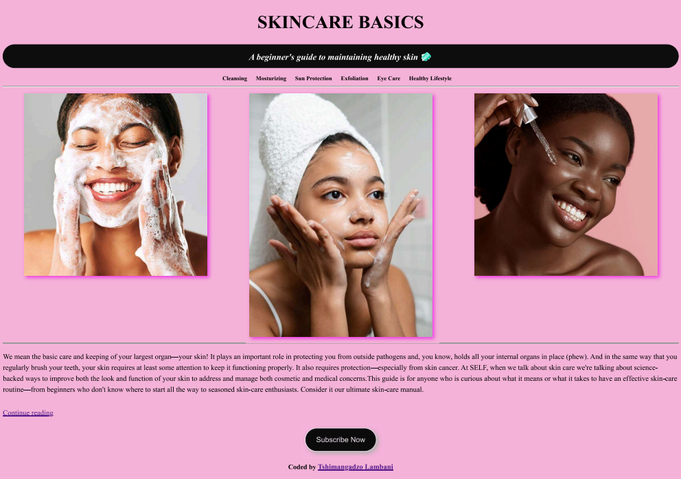 Skin-Care project preview